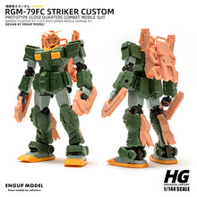 Load image into Gallery viewer, HGUC 1/144 RGM-79FC Striker Custom Katana Gundam 3D Printing Resin Garage Kit