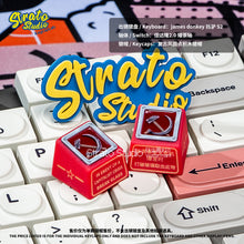 Load image into Gallery viewer, Red Aesthetics Soviet Retro Style Custom Shine-through Keycap for Cherry MX