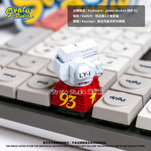Load image into Gallery viewer, PLA Navy LY-1 Falcon-1 Laser SLADS Custom Resin Keycap for Cherry MX
