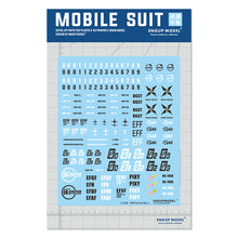 Load image into Gallery viewer, HGUC 1/144 RGM-79 GM/E.F.F. Universal Logo Decal Gundam Model Decal