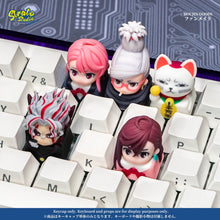 Load image into Gallery viewer, DAN DA DAN Inspired Fan-made Artisan Keycap for Cherry MX