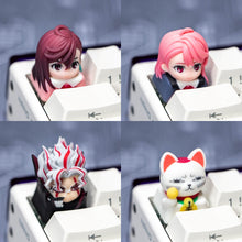 Load image into Gallery viewer, DAN DA DAN Inspired Fan-made Artisan Keycap for Cherry MX