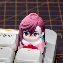 Load image into Gallery viewer, DAN DA DAN Inspired Fan-made Artisan Keycap for Cherry MX