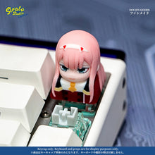 Load image into Gallery viewer, DARLING in the FRANXX Zero Two Inspired Fan-made Artisan Keycap for Cherry MX