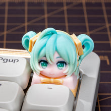 Load image into Gallery viewer, Hatsune Miku Inspired Fan-made Artisan Keycap - Vol. 1 for Cherry MX