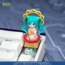 Load image into Gallery viewer, Hatsune Miku "Purifying Diva" Inspired Fan-made Artisan Keycap for Cherry MX