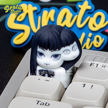 Load image into Gallery viewer, Junji Ito Tomie Kawakami Doujin Custom Resin Keycap for Cherry MX