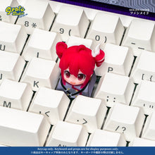 Load image into Gallery viewer, Kasane Teto Inspired Fan-made Artisan Keycap for Cherry MX