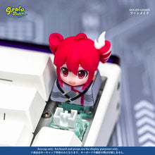 Load image into Gallery viewer, Kasane Teto Inspired Fan-made Artisan Keycap for Cherry MX