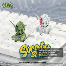 Load image into Gallery viewer, Gundam RX-78GP03S Stamen Doujin Custom Resin Keycap Magnetically Controlled Luminescence for Cherry MX