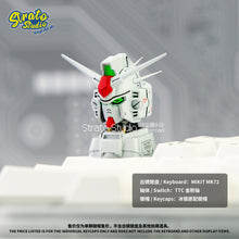 Load image into Gallery viewer, Gundam RX-78GP03S Stamen Doujin Custom Resin Keycap Magnetically Controlled Luminescence for Cherry MX