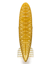 Load image into Gallery viewer, 1/1000 German Hindenburg Airship D-LZ129 1936 Brass Precision Structure Model Kit