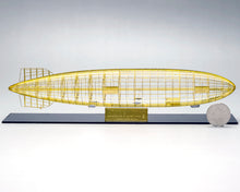 Load image into Gallery viewer, 1/1000 German Hindenburg Airship D-LZ129 1936 Brass Precision Structure Model Kit