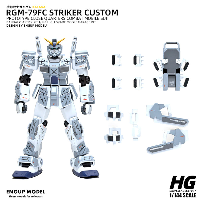 HGUC 1/144 ジム用 RGM-79FC ストライカーカスタム改造パーツ HGUC 1/144 ジム用 RGM-79FC ストライカーカスタム改造パーツ 1
