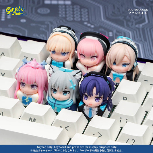 Blue Archive Inspired Fan-made Artisan Keycap - Vol. 1 for Cherry MX