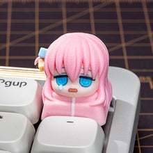 Load image into Gallery viewer, Bocchi the Rock! Inspired Fan-made Artisan Keycap for Cherry MX
