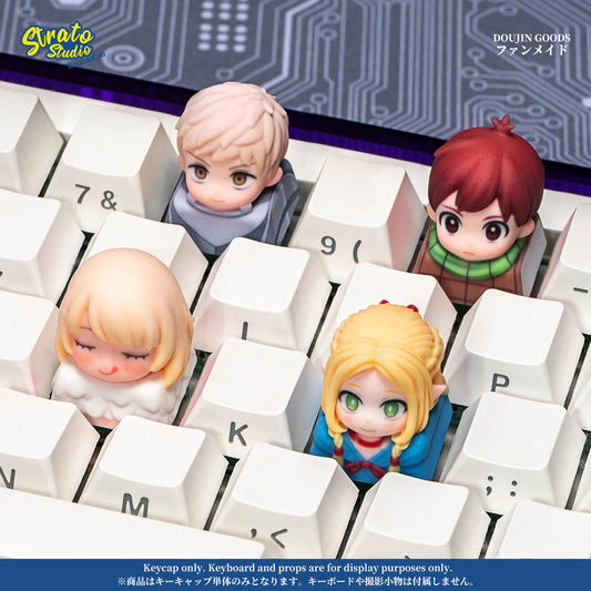 Delicious in Dungeon Inspired Fan-made Artisan Keycap for Cherry MX