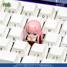 Load image into Gallery viewer, DARLING in the FRANXX Zero Two  Inspired Fan-made Artisan Keycap for Cherry MX
