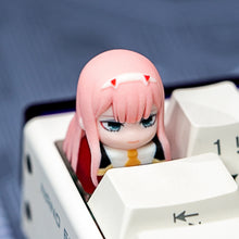 Load image into Gallery viewer, DARLING in the FRANXX Zero Two  Inspired Fan-made Artisan Keycap for Cherry MX
