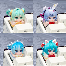 Load image into Gallery viewer, Hatsune Miku Doujin Custom Resin Keycap for Cherry MX
