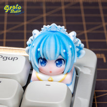 Load image into Gallery viewer, Hatsune Miku Doujin Custom Resin Keycap for Cherry MX
