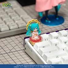 Load image into Gallery viewer, Hatsune Miku "Purifying Diva" Inspired Fan-made Artisan Keycap for Cherry MX
