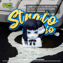 Load image into Gallery viewer, Junji Ito Tomie Kawakami Doujin Custom Resin Keycap for Cherry MX
