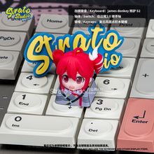 Load image into Gallery viewer, Kasane teto / 重音テト Doujin Custom Resin Keycap for Cherry MX

