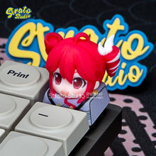 Load image into Gallery viewer, Kasane teto / 重音テト Doujin Custom Resin Keycap for Cherry MX
