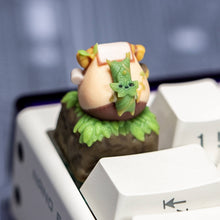 Load image into Gallery viewer, Legend of Zelda Korok Inspired Fan-made Artisan Keycap for Cherry MX
