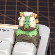 Load image into Gallery viewer, Legend of Zelda Korok Inspired Fan-made Artisan Keycap for Cherry MX
