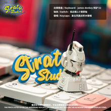 Load image into Gallery viewer, Gundam RX-79[G] Ez-8 Doujin Custom Resin Keycap Magnetically Controlled Luminescence for Cherry MX
