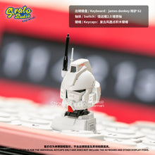 Load image into Gallery viewer, Gundam RX-79[G] Ez-8 Doujin Custom Resin Keycap Magnetically Controlled Luminescence for Cherry MX
