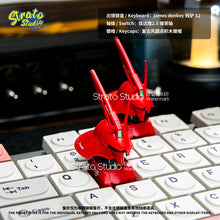 Load image into Gallery viewer, Zeon MSN-04 SAZABI Doujin Custom Resin Keycap Magnetically Controlled Luminescence for Cherry MX
