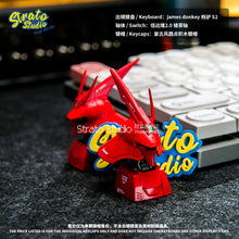 Load image into Gallery viewer, Zeon MSN-04 SAZABI Doujin Custom Resin Keycap Magnetically Controlled Luminescence for Cherry MX
