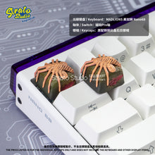 Load image into Gallery viewer, Alien Facehugger Doujin Custom Resin Keycap for Cherry MX
