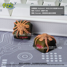 Load image into Gallery viewer, Alien Facehugger Doujin Custom Resin Keycap for Cherry MX
