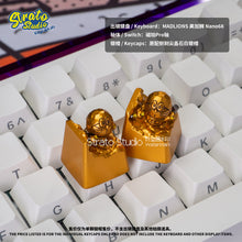 Load image into Gallery viewer, Doraemon Sculptor Statue Doujin Custom Resin Keycap for Cherry MX
