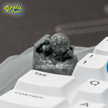 Load image into Gallery viewer, Doraemon Sculptor Statue Doujin Custom Resin Keycap for Cherry MX
