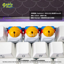 Load image into Gallery viewer, Doraemon&#39;s Bell Doujin Custom Resin Keycap for Cherry MX / MX Low Profile
