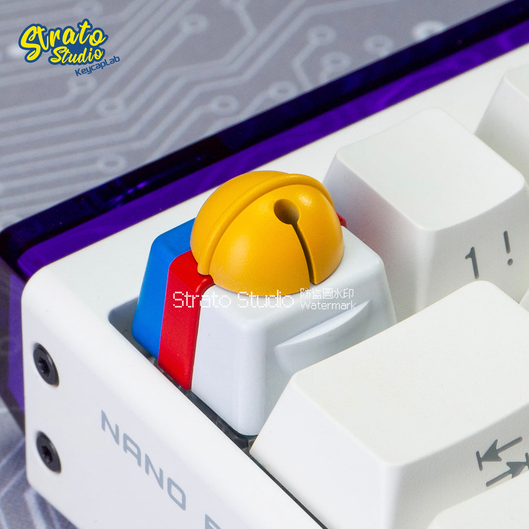 Doraemon's Bell Doujin Custom Resin Keycap for Cherry MX / MX Low Profile