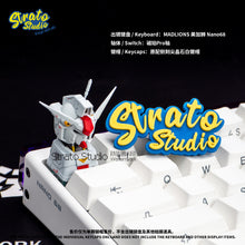 Load image into Gallery viewer, Gundam RX-78GP01 Zephyranthes Doujin Custom Resin Keycap Magnetically Controlled Luminescence for Cherry MX
