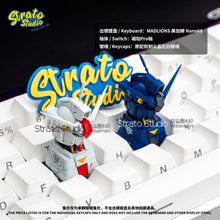Load image into Gallery viewer, Gundam RX-78GP01 Zephyranthes Doujin Custom Resin Keycap Magnetically Controlled Luminescence for Cherry MX

