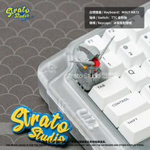 Load image into Gallery viewer, Gundam RX-78GP02A Physalis Doujin Custom Resin Keycap Magnetically Controlled Luminescence for Cherry MX
