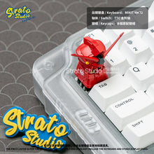 Load image into Gallery viewer, Gundam RX-78GP02A Physalis Doujin Custom Resin Keycap Magnetically Controlled Luminescence for Cherry MX
