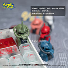 Load image into Gallery viewer, Zeon MS-06 Zaku II  Doujin Custom Resin Keycap Magnetically Controlled Luminescence for Cherry MX
