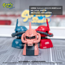 Load image into Gallery viewer, Zeon MS-06 Zaku II  Doujin Custom Resin Keycap Magnetically Controlled Luminescence for Cherry MX
