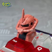 Load image into Gallery viewer, Zeon MS-06 Zaku II  Doujin Custom Resin Keycap Magnetically Controlled Luminescence for Cherry MX

