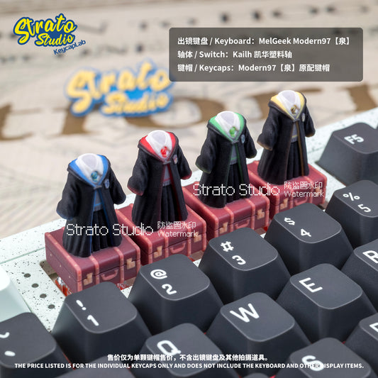 Harry Potter Hogwarts House Robes Doujin Custom Resin Keycap for Cherry MX