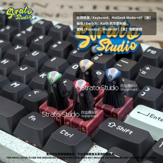 Harry Potter Hogwarts House Robes Doujin Custom Resin Keycap for Cherry MX